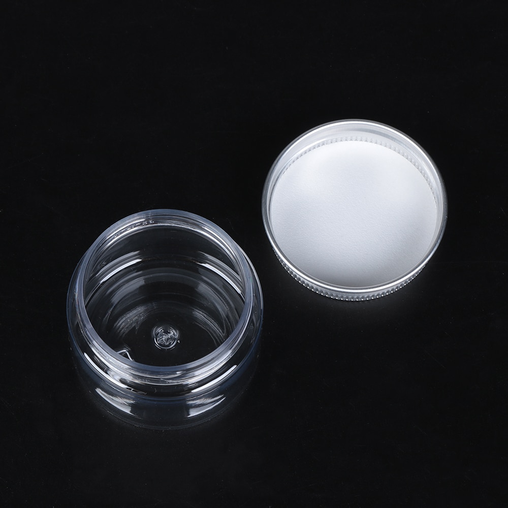 30-250Ml Aluminium Cap Cosmetische Tin Pot Lippenbalsem Jar Olie Wax Plastic Container Lege Pot Thuis opslag Voedsel Sample Flessen
