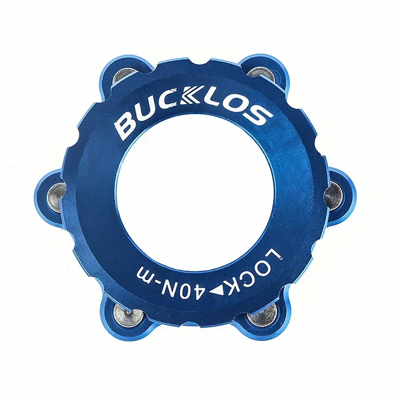BUCKLOS Bicycle Center Lock To 6 Bolt Rotor Lock Ring Adapter Road Bike Disc Brake Rotor Lock Cover Ring Converter for Shimano: Red