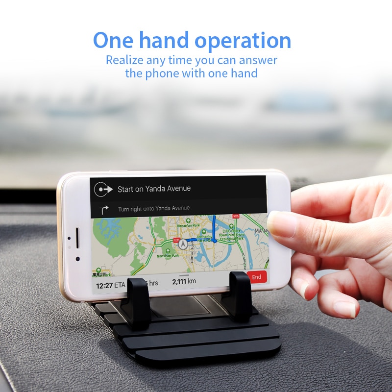 Universele Auto Telefoon Dashboard Mount Antislip Rubber Mat Houder Pad Telefoon Stand Beugel Voor Huawei Samsung Xiaomi Telefoon houder