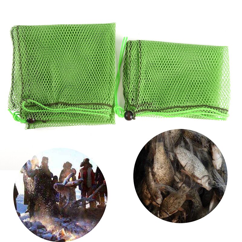 Simple Fish Bag Tackle Fishing Net Trap Nylon Mesh Cast Accessories