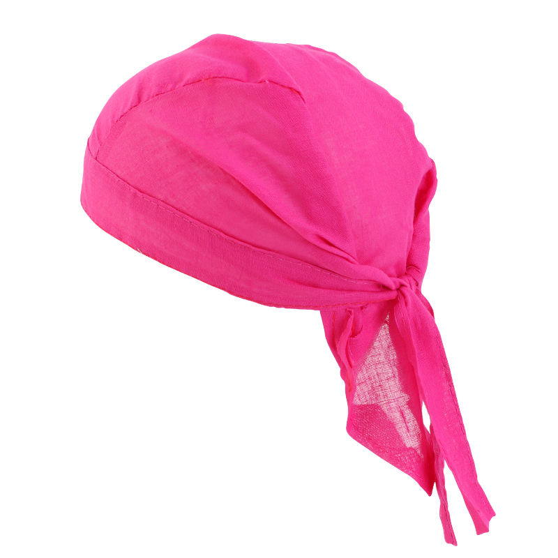 Unisex algodón Durag hombres mujeres transpirable Bandana sombrero doo du trapo diadema sombrero de pirata gorra de quimio accesorios para el cabello de Color sólido: Verde