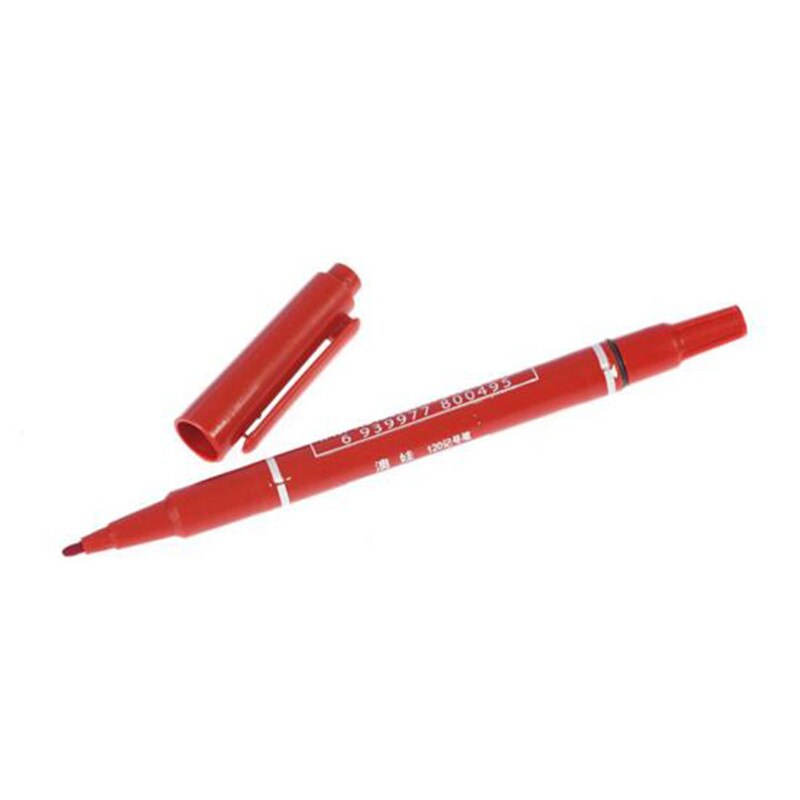 Schets tweekoppige Markeerstift Verschillende Tip Size Pigment Liner Water Gebaseerd Sketch Marker Pennen Schoolbenodigdheden Briefpapier Pen