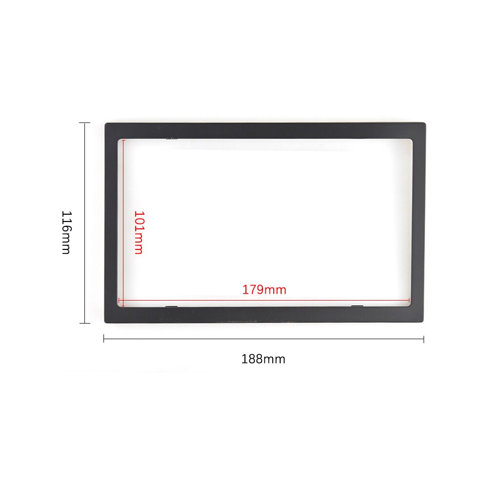 Hikity Frame for 7 Inch 2 Din Car Radio Multimedia MP5 Player Universal Autoradio (Android 2 Din Car Stereo/ MP5 Player): Default Title