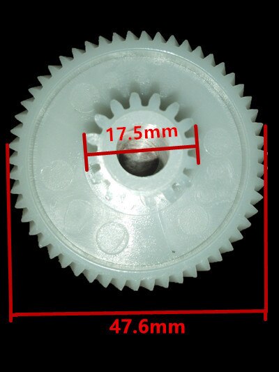 Vleesmolen Onderdelen Plastic Gear Onderdelen voor Vleesmolen MG-2501-18-3 fit Elenberg