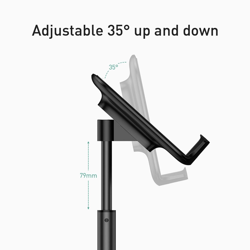 Baseus Telescopico Desktop Supporto Del Supporto Del Telefono Per Tablet Pad Del Desktop Tabella Del Supporto Del Supporto Del Basamento Per Il Telefono Cellulare Del Telefono Mobile Del Basamento Del Supporto Del
