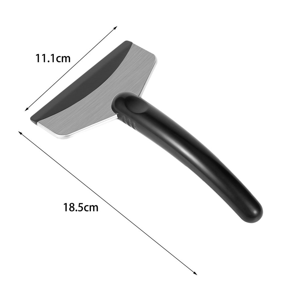Sikeo pelle à neige en acier inoxydable | Mini pelle à gratter à neige pour voiture, outils de nettoyage de glace pour Jeep Kia Nissan