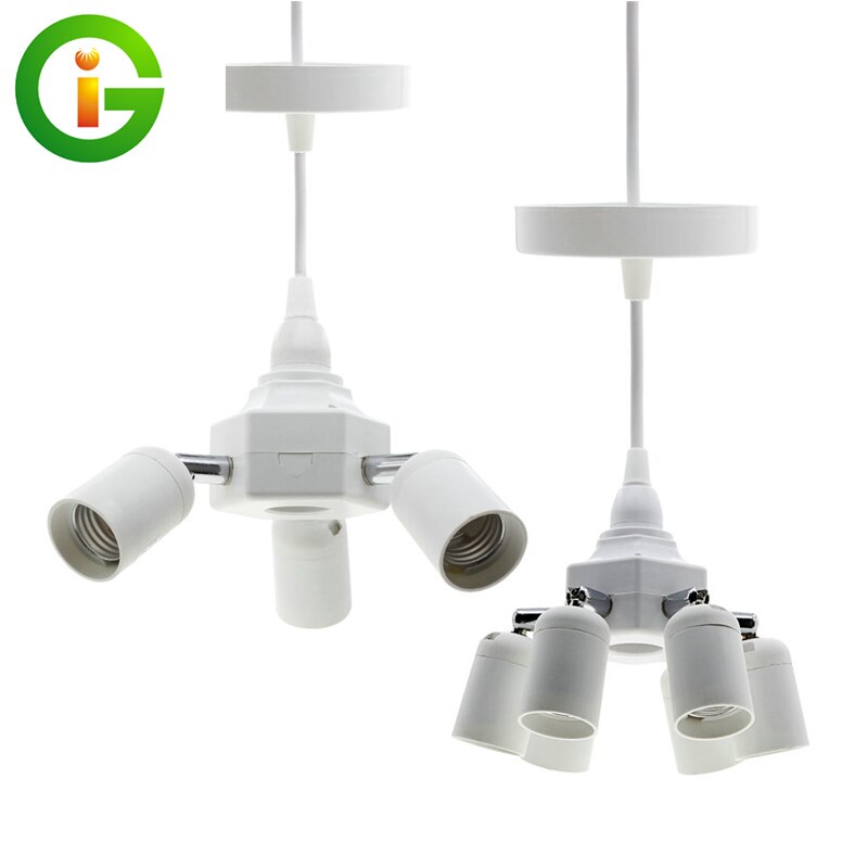 Grow Light E27 lamphouder Converters 4 E27 / 7 E27 Lamp Base houder voor gehesen Grow LED-lamp licht.