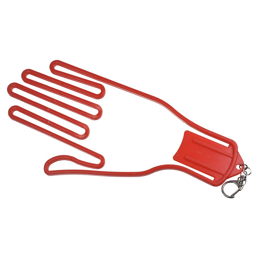 Gants de Golf En Plastique Gardien Gants de Golf Monture De Support Avec Boucle en métal Gants Support Cintre Pour Golf Léger D'approvisionnement: Red