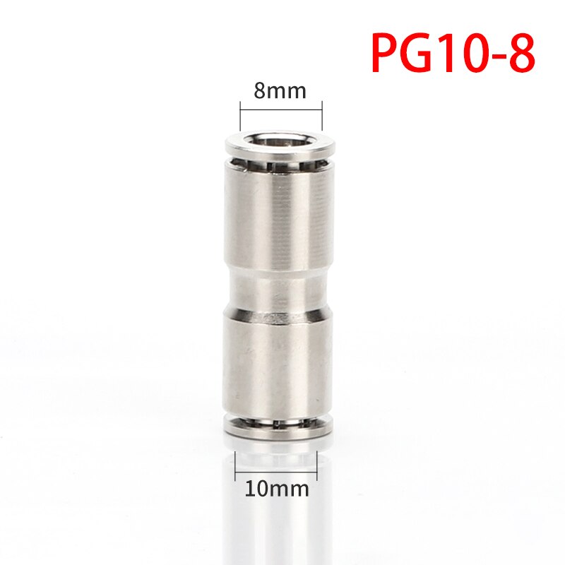 PU PG PE Brass Metal Pneumatic Quick Coupling 4 6 8 10 12mm Apply Air Compressor Hose High Pressure Connector High temperature: PG10-8