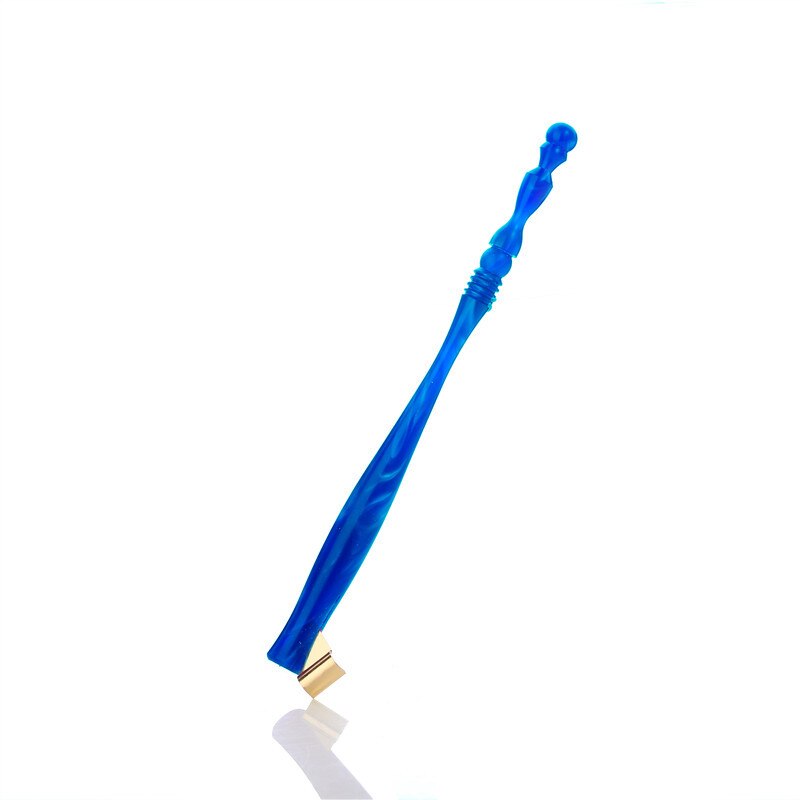 Verre Imitation Résine Oblique Dip Porte-Plume Calligraphie Porte-Plume Dip Porte-Stylo Stylo Tige: 5