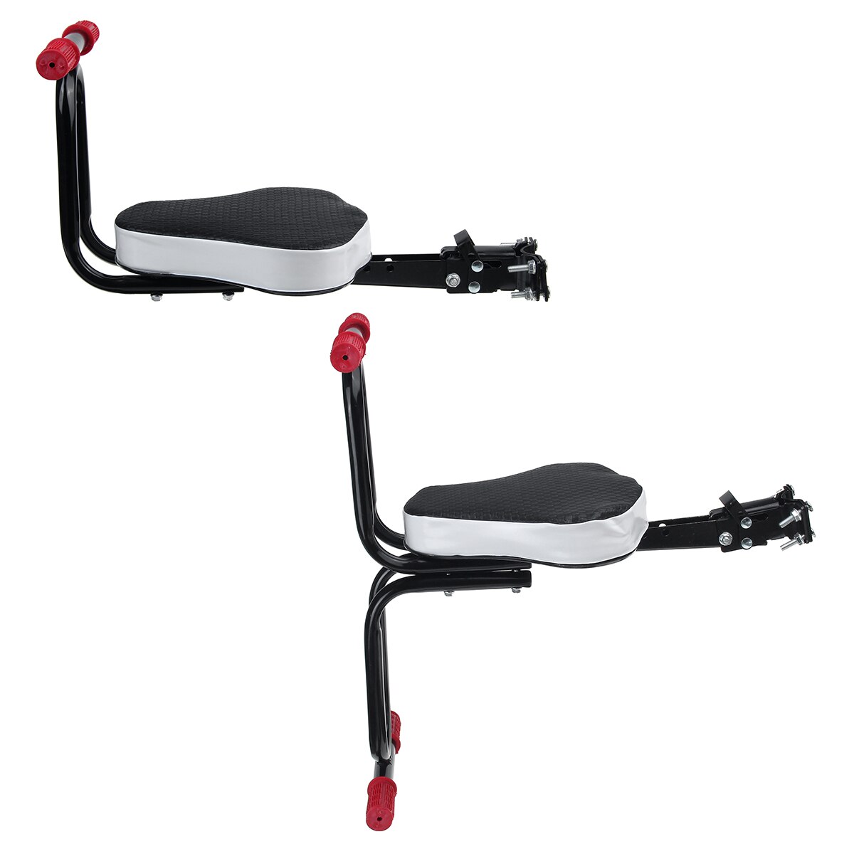 Siège enfant selle de vélo avant Portable pliable enfants chaise de sécurité siège avec main courante pour vélo pour 2 à 6 enfants pliable