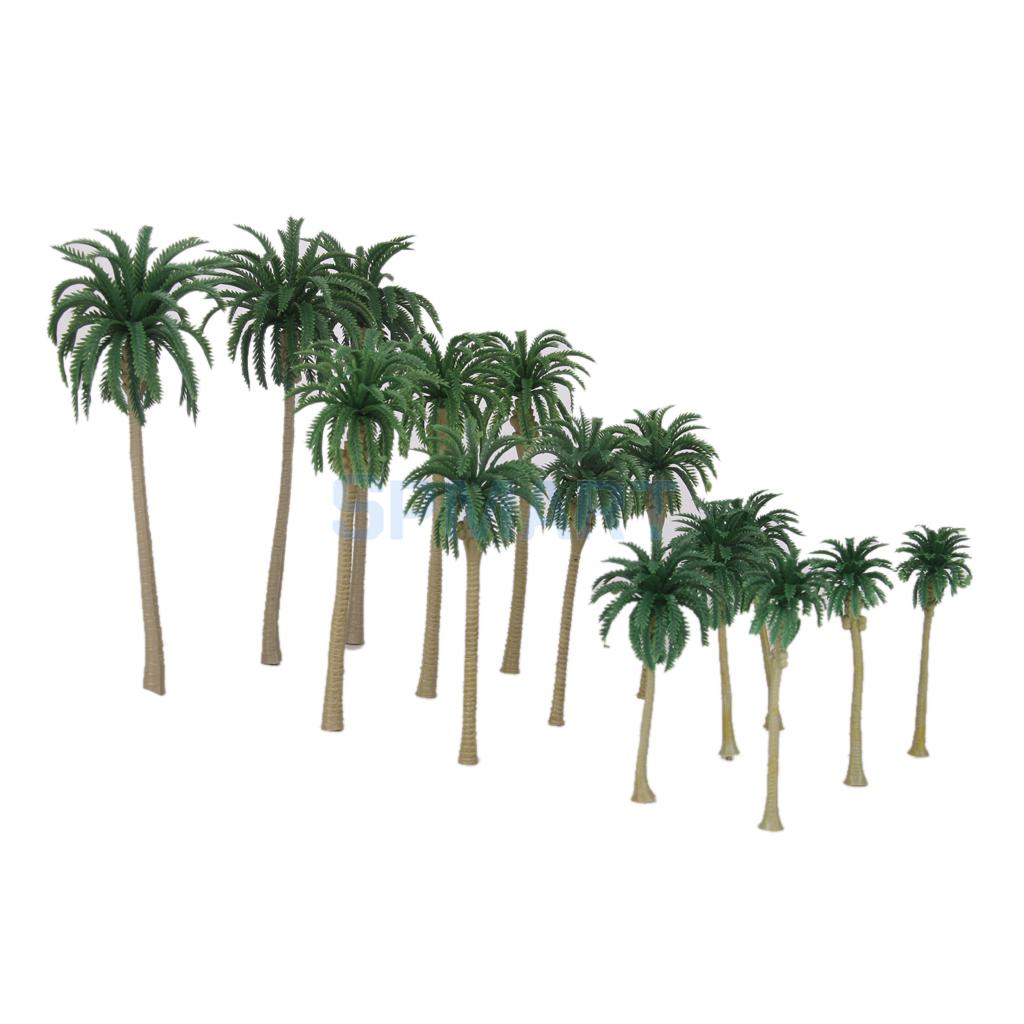 15 stücke Multi Messgerät Modell Kokosnuss Palme Bäume ho O N Z Skala Landschaft