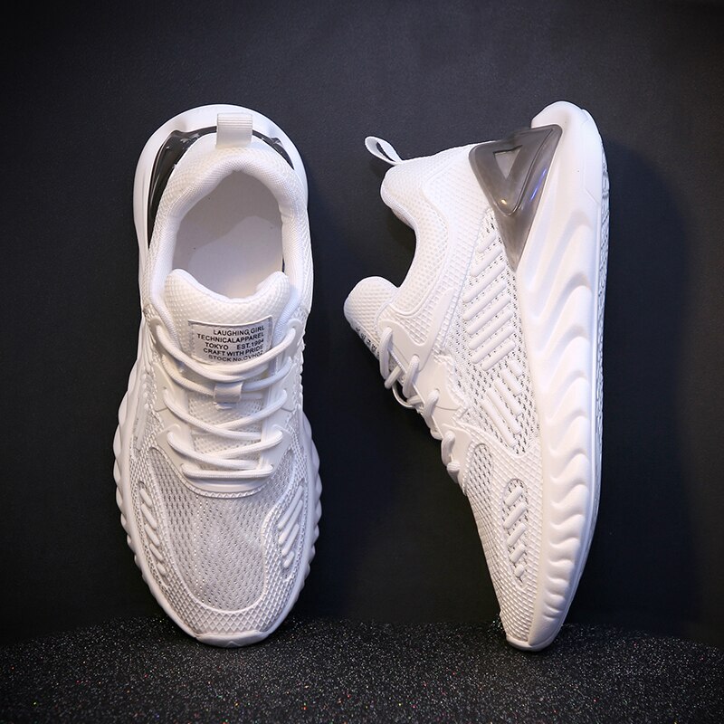 Tênis feminino leve de malha respirável, moda feminina, para treino, academia, sapatos esportivos, 2020