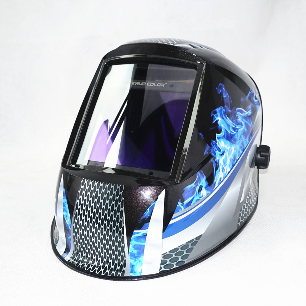 Auto Darkening Welding Helmet Lens 5pcs for View Size 98x88mm 3.86x2.46” DIN 4-13 4 Sensors EN379 Welding Mask