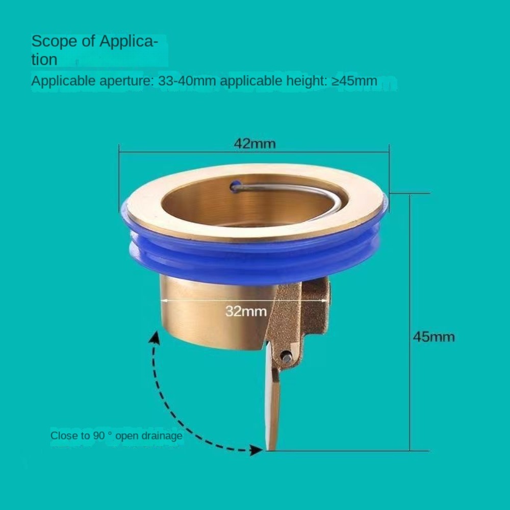 Anti-odore pavimento deodorante nucleo filtro di scarico dell'acqua filtro a pavimento tappo valvola di scarico trappola resistente agli odori sifone strumenti per il bagno