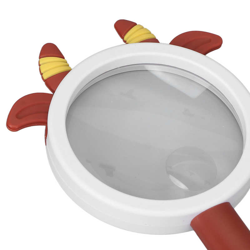 Handheld Magnifying Glass Acrylic Matte High Magnification Factor Reading Magnifier Skid Resistance for Daily Life for Children