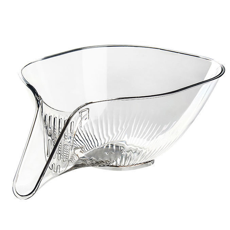 Keuken Multi-Functionele Afvoermand Fruit Groente Gootsteen Zeef Huis Organizer Wassen Schoonmaken Groentebassin Filter Tool: Black