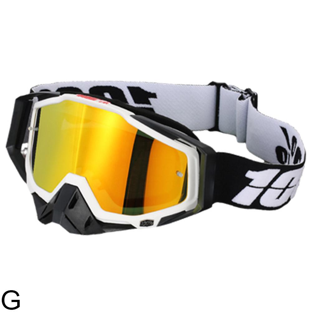Mannen en vrouwen winddichte bril motorbril motorcross stofdicht racen fietsen skiën bril outdoor off-road fietsbril: YELLOW