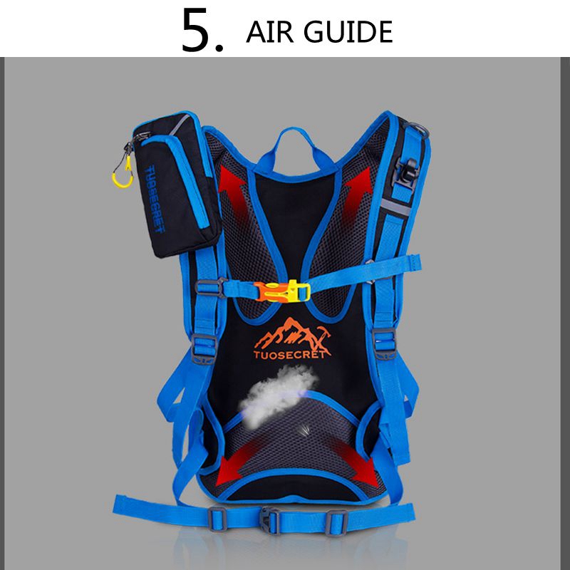 18L Motorcycle Backpack Cycling Bag Waterproof Shoulders Climbing Camping Hiking Backpack Motocross Racing Bags