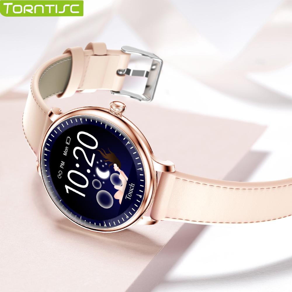 Torntisc Vrouwen Slimme Horloge Vrouwen Armband Hartslagmeter IP67 Waterdichte Smartwatch Voor Vrouwen Voor Ios Android Telefoon