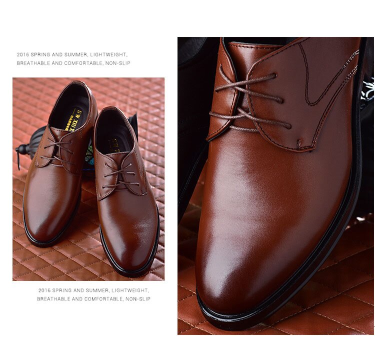 Scarpe da ufficio classiche da uomo scarpe formali scarpe eleganti da uomo Plus Size 38-45 scarpe da uomo in pelle PU Oxford di alta qualità