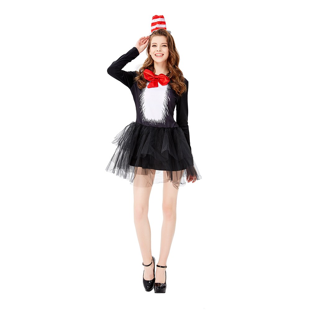 Women Magician Costume Dress Adult Woman Stage Performance Host Fancy Dress Up Uniform