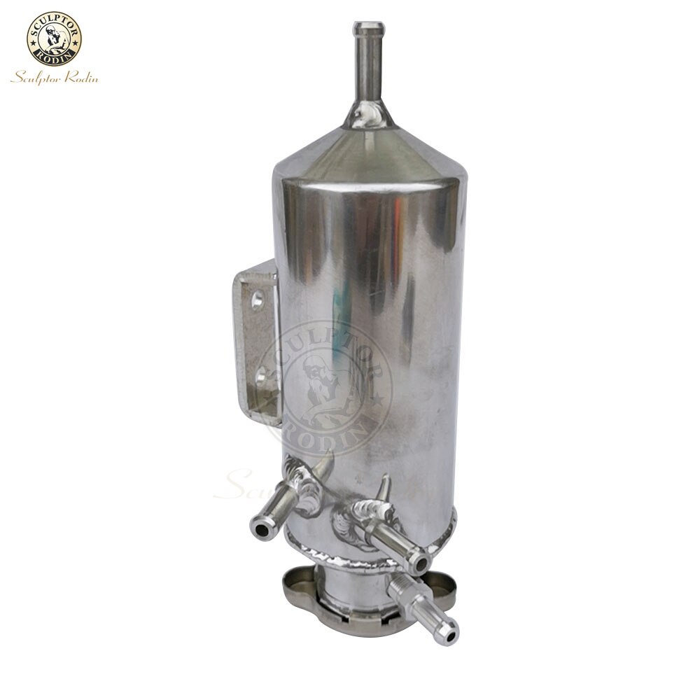 Universal 350mL Oil Catch Can Tank Car Radiator Water Coolant Tank Aluminum Catch Bottle Overflow Reservoir