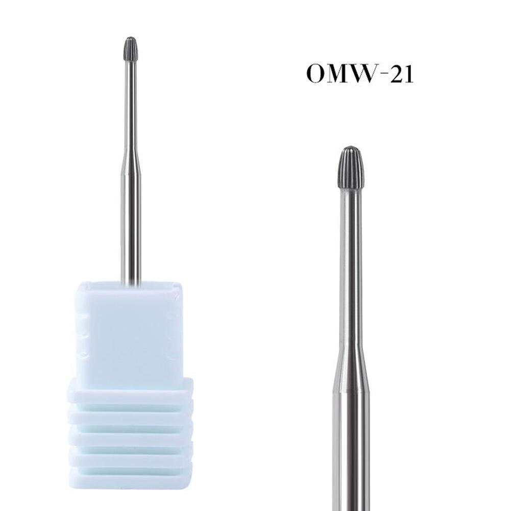 1PC szlifowanie paznokci próżniowe stal wolframowa wiertła do paznokci do Manicure rosyjski frez usuwania żel lakier zestaw przyborów do paznokci: Type 1