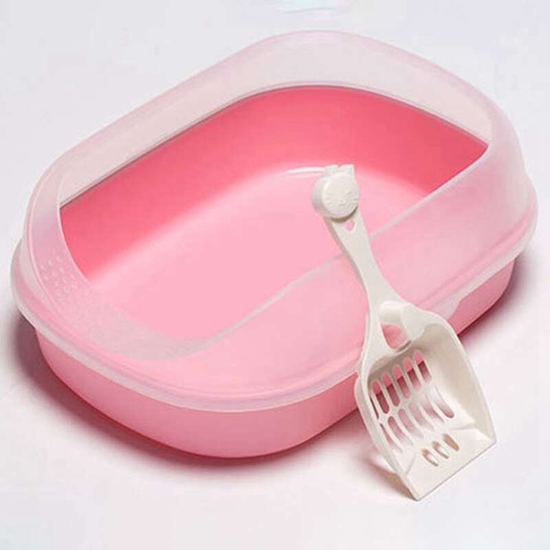 Hond Wc Ondersteek Kattenbak Semi-Gesloten Zand Bekken Kat Hond Lade Teddy Anti-Splash Toilette puppy Kat Indoor Home Plasti