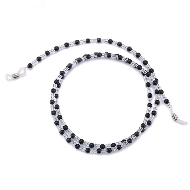 Crystal Cherry Glasses Chain Cute Transparent Beads Pearl Mask Chain Neck Straps Sunglasses Lanyard Women Jewelry: A2