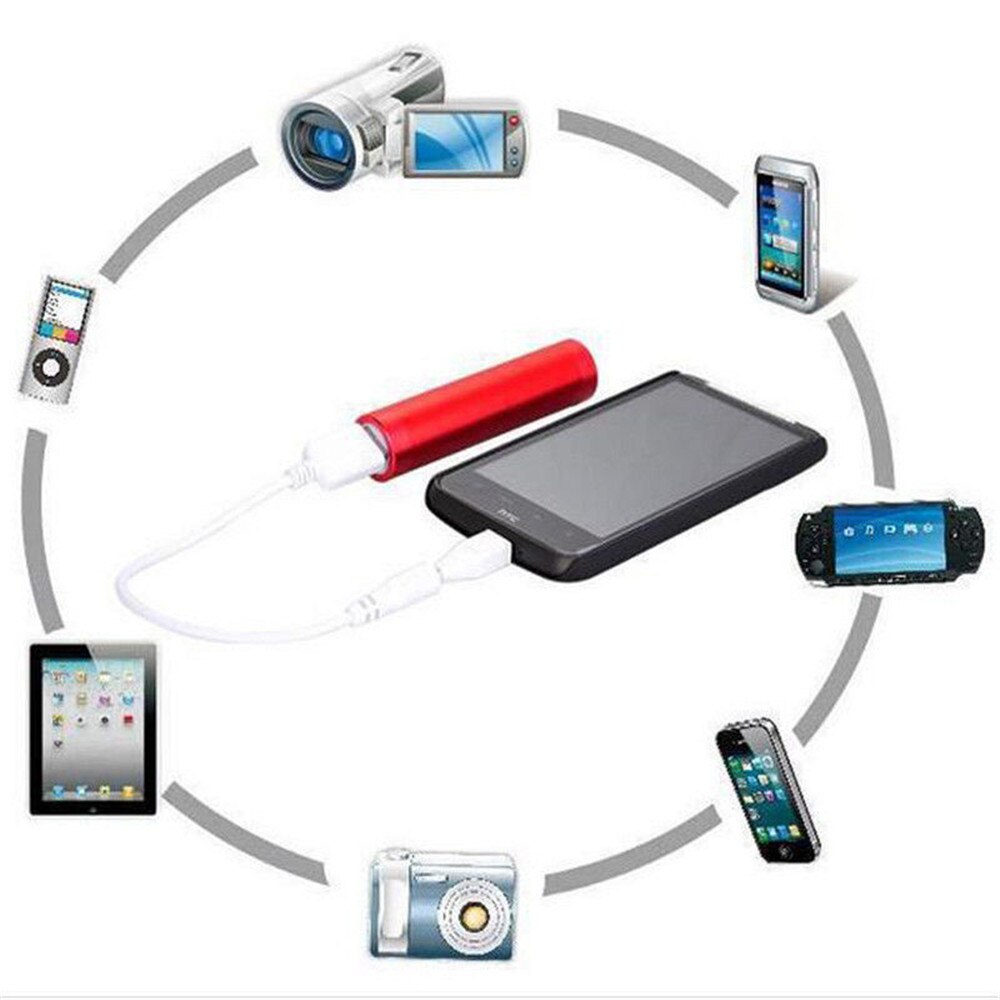 DIY Box For 2600mAh Standard 18650 Battery Portable Power Bank External Mobile USB Battery Charger Box For Cell Phone