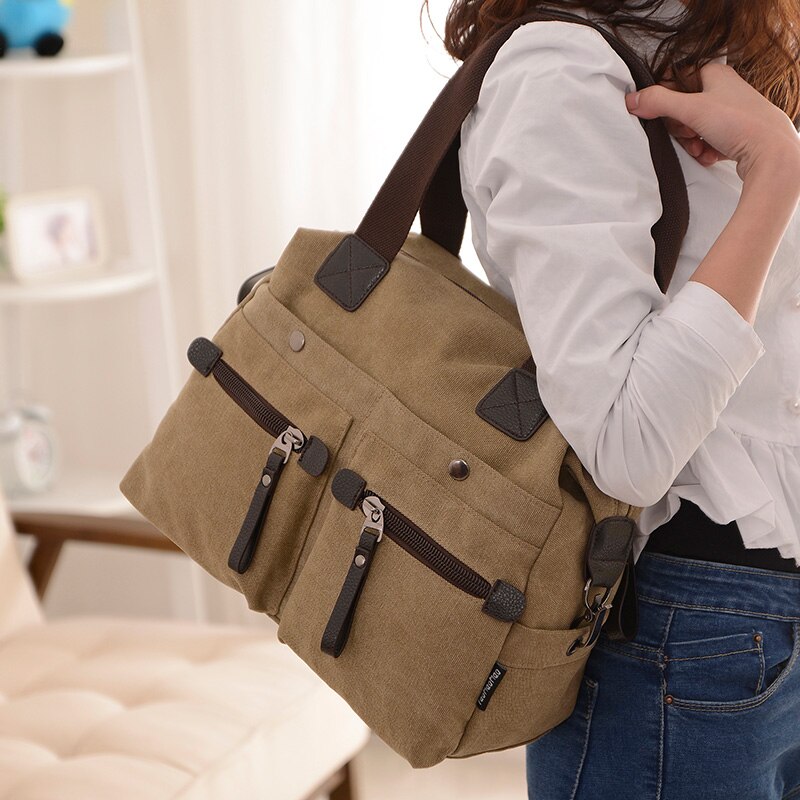 vrouwen handtas canvas tas big size casual cross-body schoudertassen vintage reizen pakket vrouwen tas