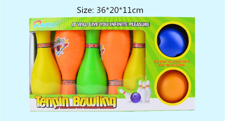 [Grappige] 12 Stks/set Sport Game Baby Bowling Praktijk Speelgoed Grijpen/Beweging Vermogen Ontwikkelen Speelgoed 10 Flessen + 2 Ballen Beste Cadeau
