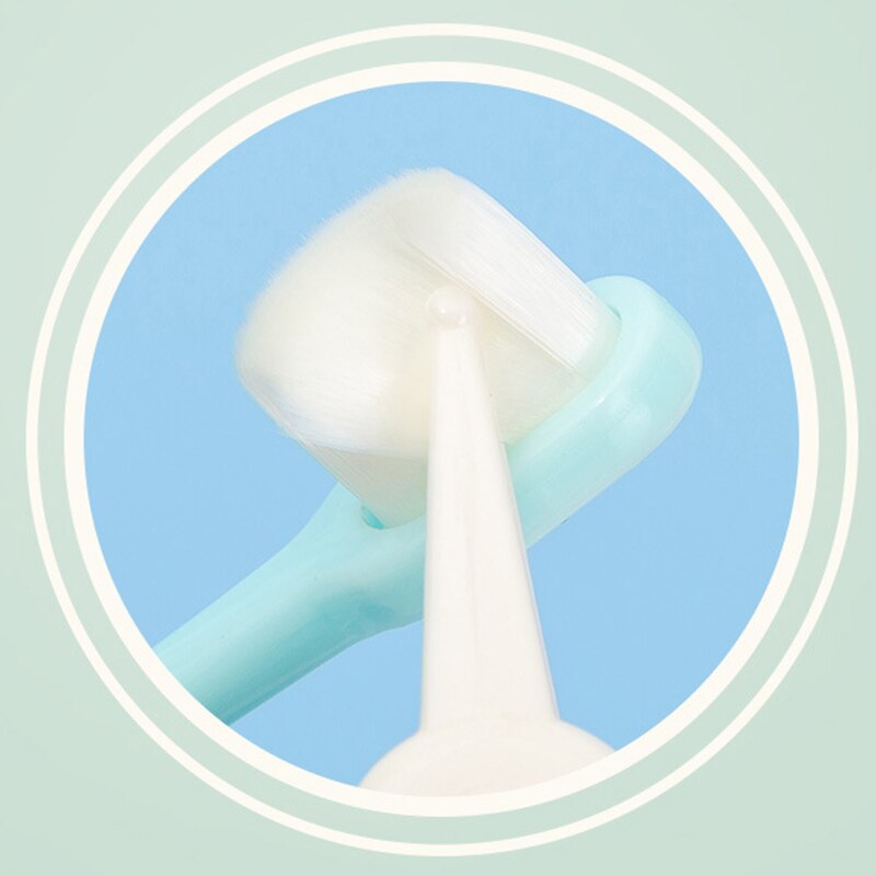 3Pcs Baby Soft-bristled Toothbrush Smiling Tooth Cleaner Baby Kids Training Dental Care Child Teeth Brushes Set