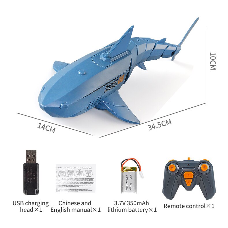 Rc Whale Shark Toy robot telecomando animali Marine Life Bath Pool pesce elettrico bambini giocattoli da bagno per bambini ragazzi sottomarino