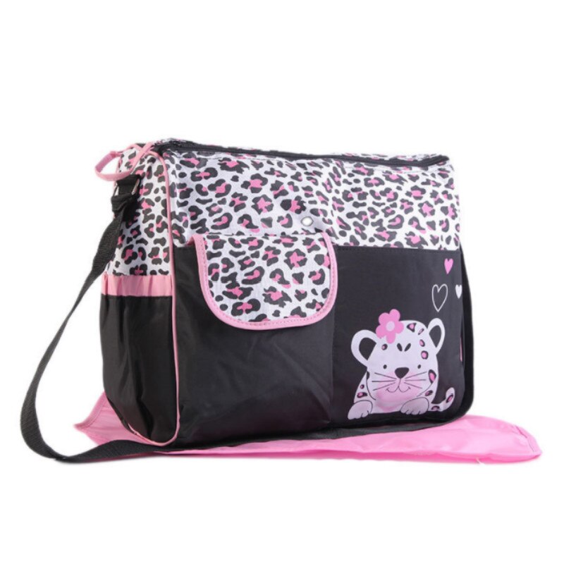 Baby-Luiertas Mama Grote Capaciteit Luierzakken Multifunctionele Mama Moederschap Verpleging Bag voor Wandelwagen Baby Care: Pink