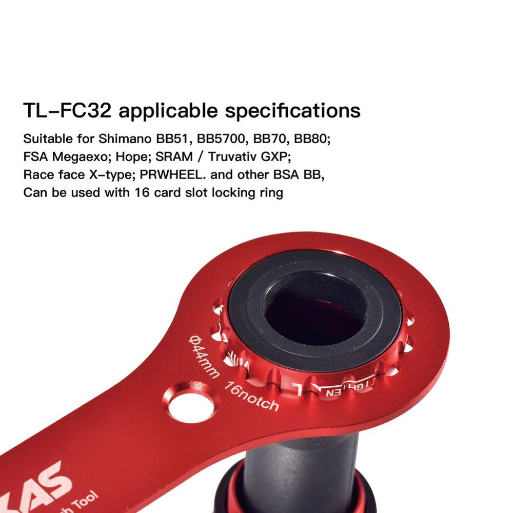 Bike Bottom Bracket Installation Tools Spanner Bicycle Bb Repair Wrench for DUB TL-FC32/TL-FC25/BBR6O/MT800/L-FC24/XTR/DA etc.