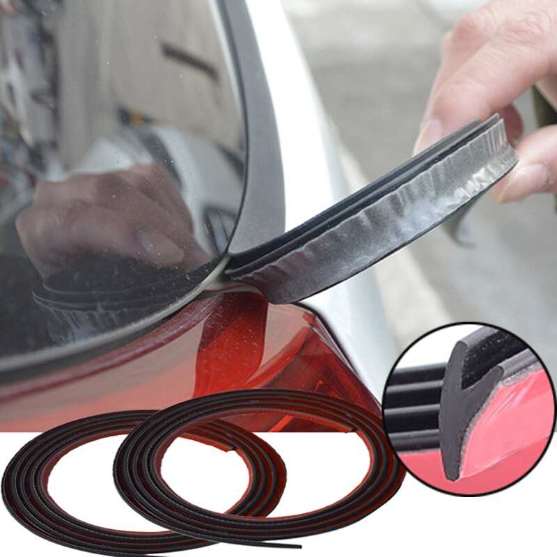 Y type bil gummipakning bilrudeforsegling gummi tag forrude beskyttelsesforseglingsstrimler trim til auto bageste forrude