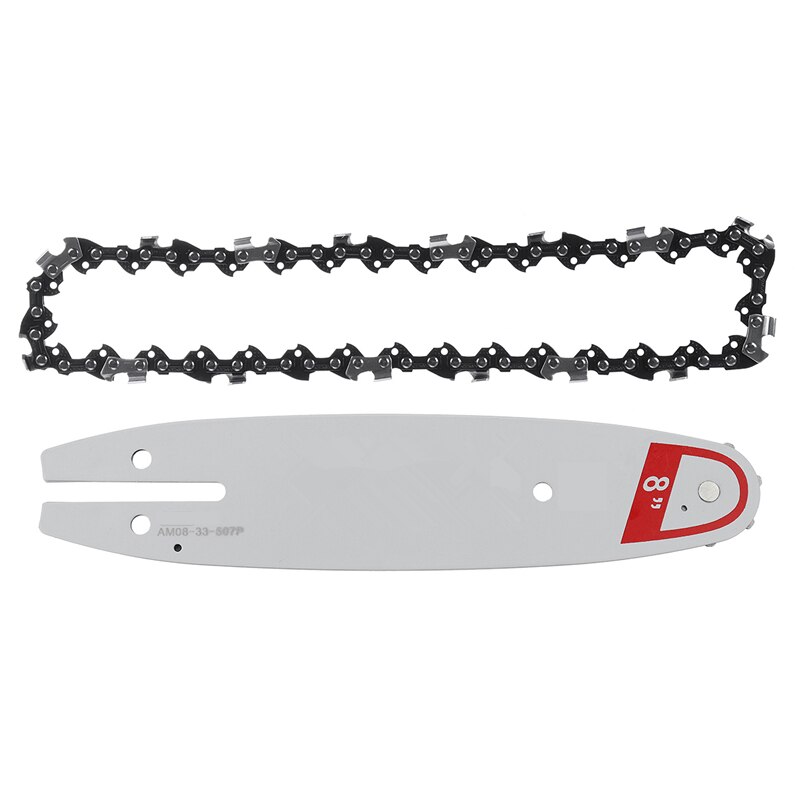 2800W 10 pollici 8 pollici elettrico sega a catena sega motore Brushless ricaricabile taglierina per legno attrezzo da giardino per batteria Makita 18V: 8 pollice accessori