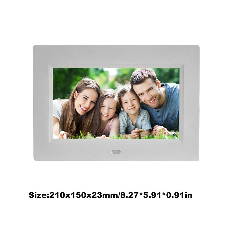 7 Inch Led Backlight Hd Full Function Digital Photo Frame Electronic Album Photo Desktop Photo Album Music Video