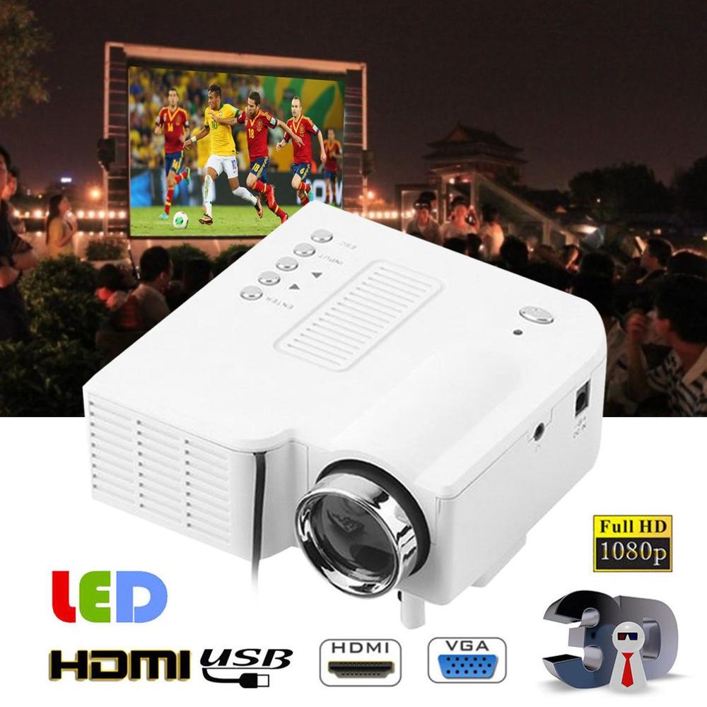 Portable Mini Digital LCD Projector Video Media Player Projector Entertainment For Home Cinema Theater