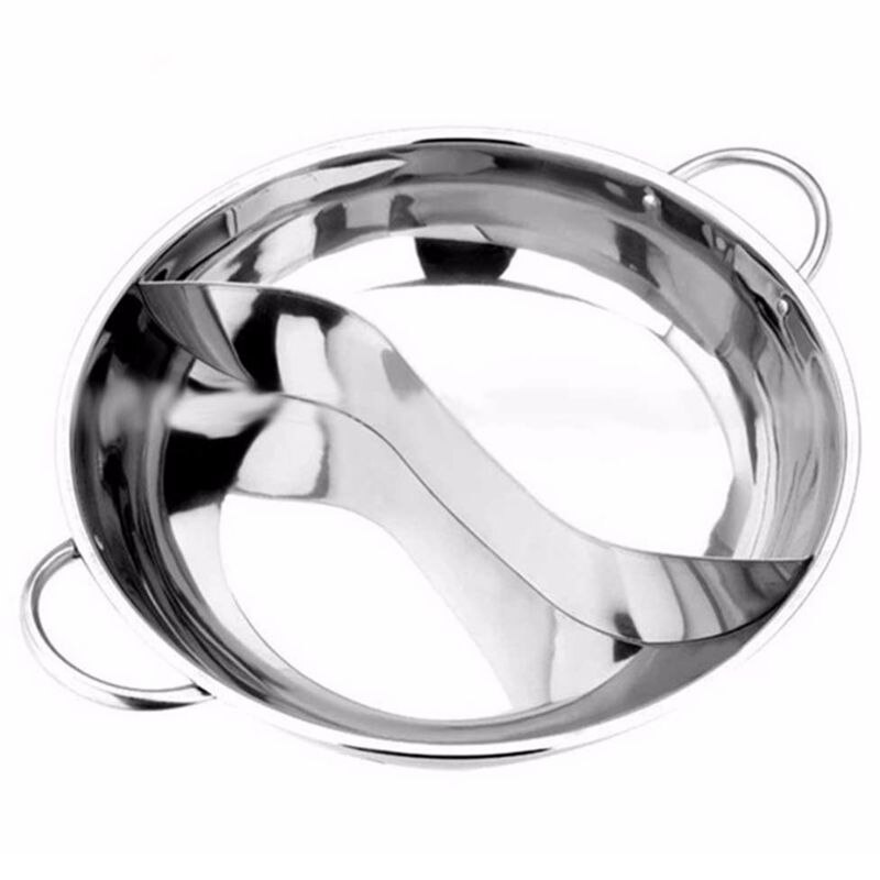 Stainless Steel Pot Kitchen Soup Stock Pot Cookware For Induction Cookers Cooking Pot Mandarin Duck Pot: Default Title
