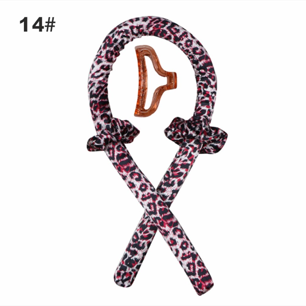 Heatless Hair Curlers For Long Hair To Sleep In Overnight No Heat Silk Curls Headband Ribbon and Flexi Rods for Hair Accessories: 14