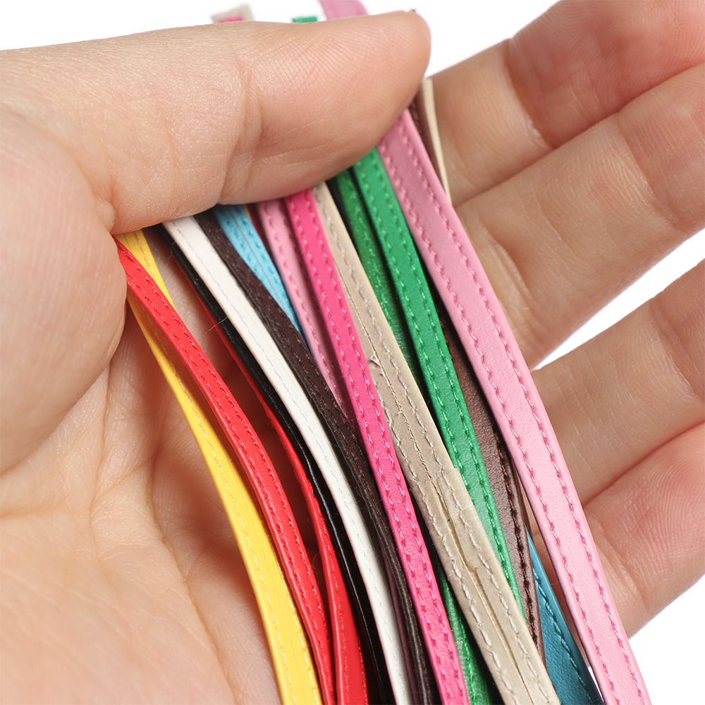 Cinturones de cintura de muñeca hechos a mano para niños, 11 colores, longitud de 50cm, ancho de 3/5mm, accesorios de ropa, Material de cinturón, juguetes educativos para niños
