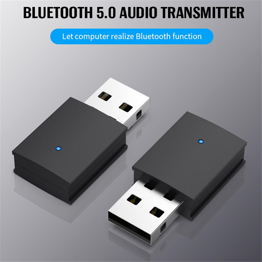 5.0 Bluetooth Transmitter Dongle USB Music Stereo Wireless Adapter For Desktop PC MP3 Player Music Receiver