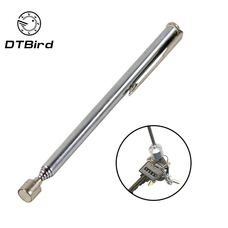 Mini Draagbare Telescopische Magnetische Magneet Pen Pick Up Staaf Stok Uitbreiding Magneet Handheld Tool Montage Picker Gereedschap