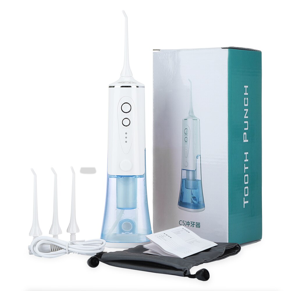 Oral Irrigator for Teeth Dental Water Jet 200ml Tank Oral Irrigator Dental Electric Toothbrush Water Flosser for Teeth Whitening