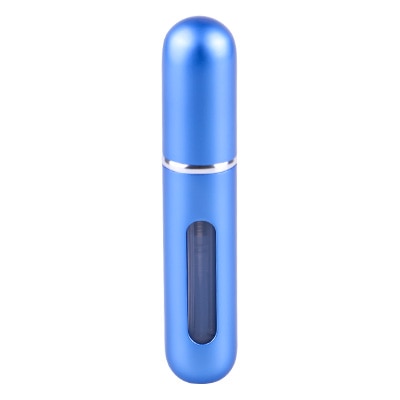 7 kleuren 5ml Draagbare Mini Aluminium Parfum Verstuiver Fles Lege Navulbare Parfum Spuit Pomp Flessen Voor Toeristische: Blue