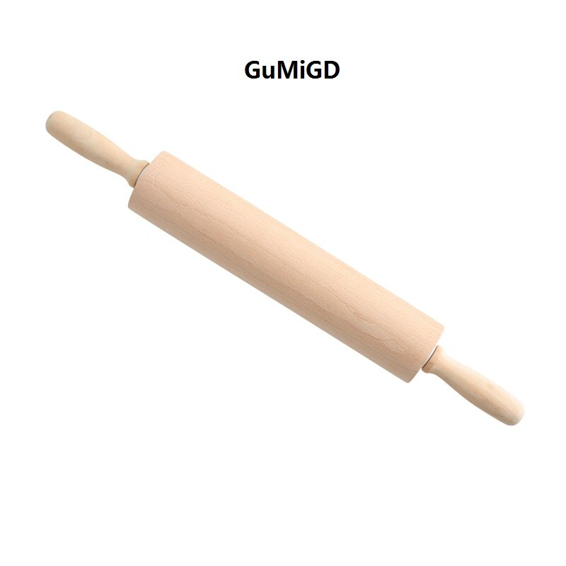 Solid wood rolling stick Roller press stick Painless dumpling skin rolling stick Large hammer rolling stick baking tool