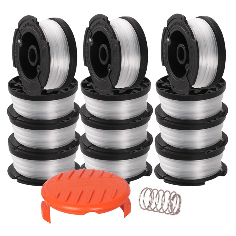 Line String Trimmer Replacement Spool,30ft 0.065" Autofeed String Trimmer Line Replacement Spool for Black+Decker String Trimmer
